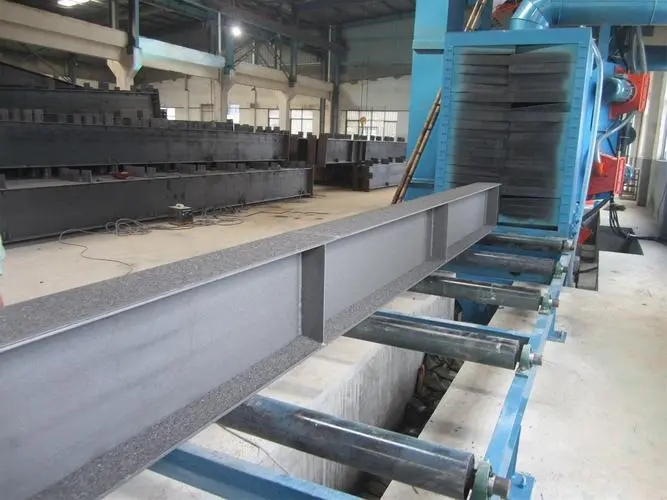 雅安自动输送重型工件喷砂机及其应用