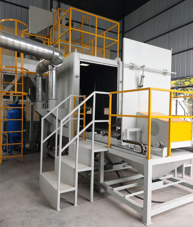 雅安全自动喷砂机 实现无人化高效生产