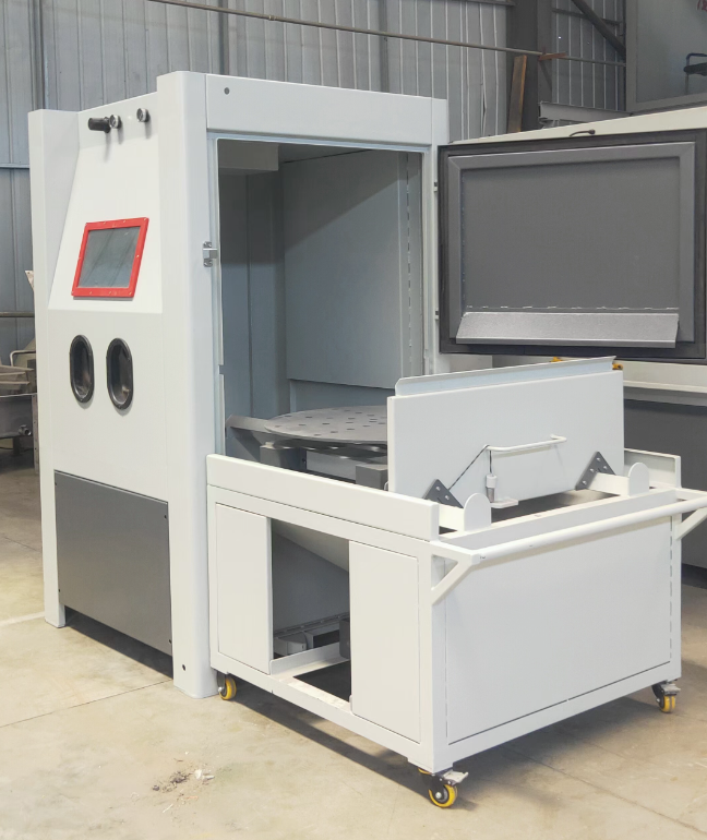 雅安箱式喷砂机 适合小工件批量处理