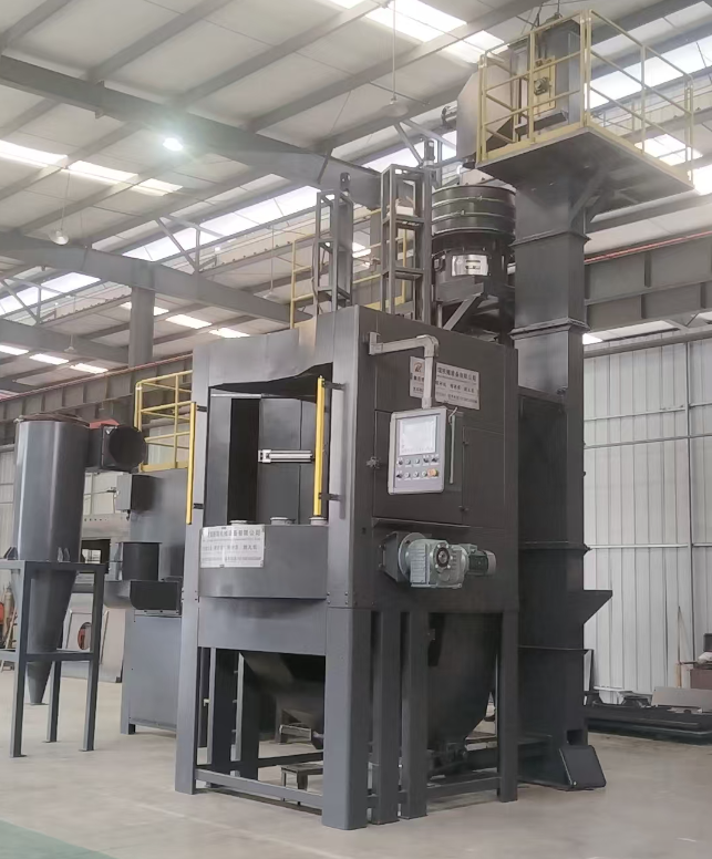 雅安转盘式喷砂机 提升圆形工件处理效率